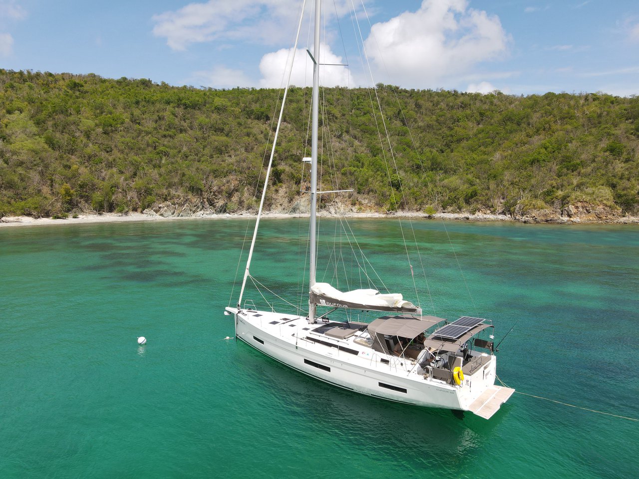 Dufour 530 Monohull Fat Bottom Girl in the BVI