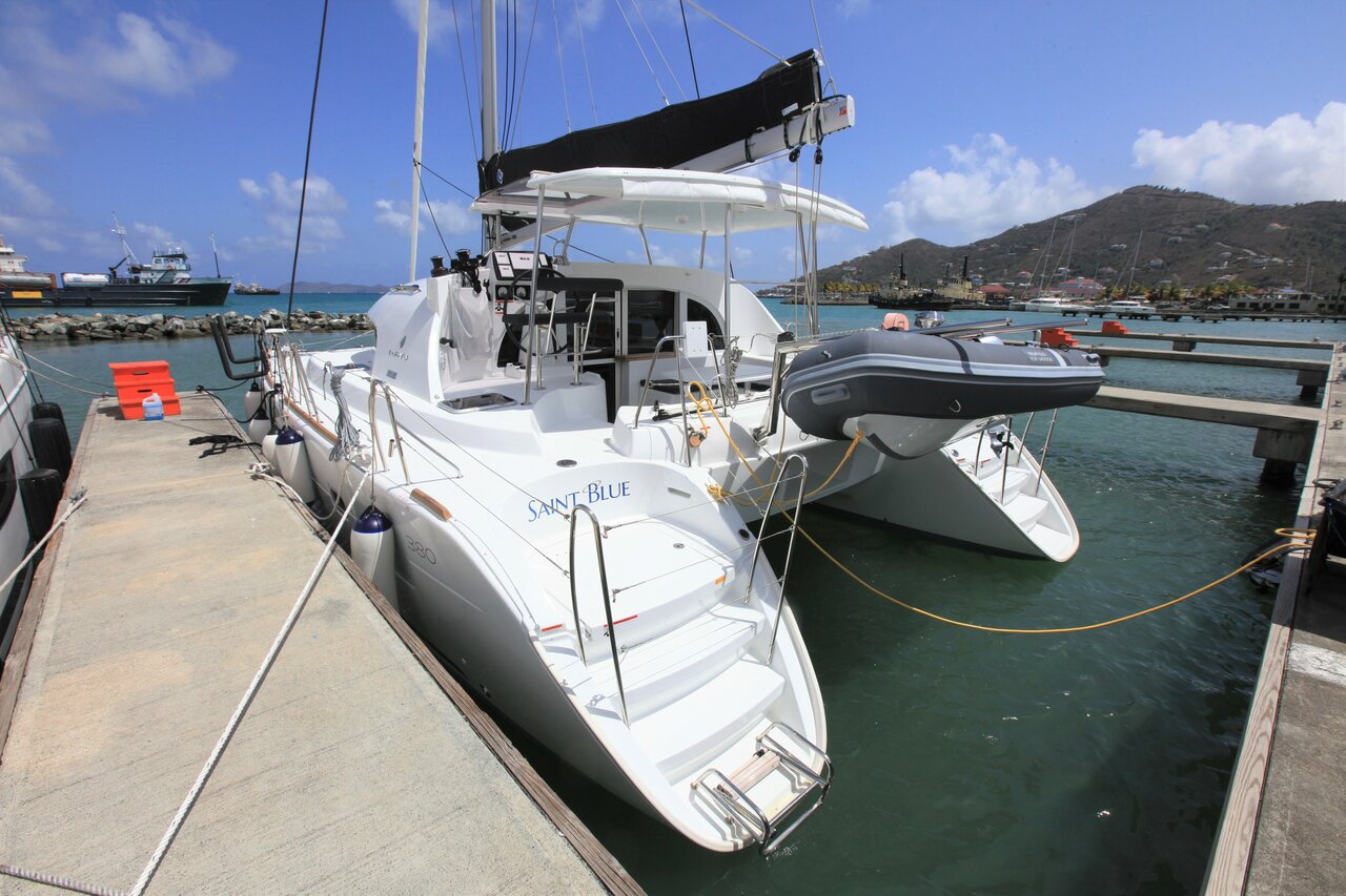 Lagoon 380 Catamaran Saint Blue in the BVI