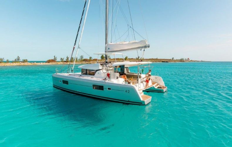 Lagoon 42 Catamaran Stella in the BVI