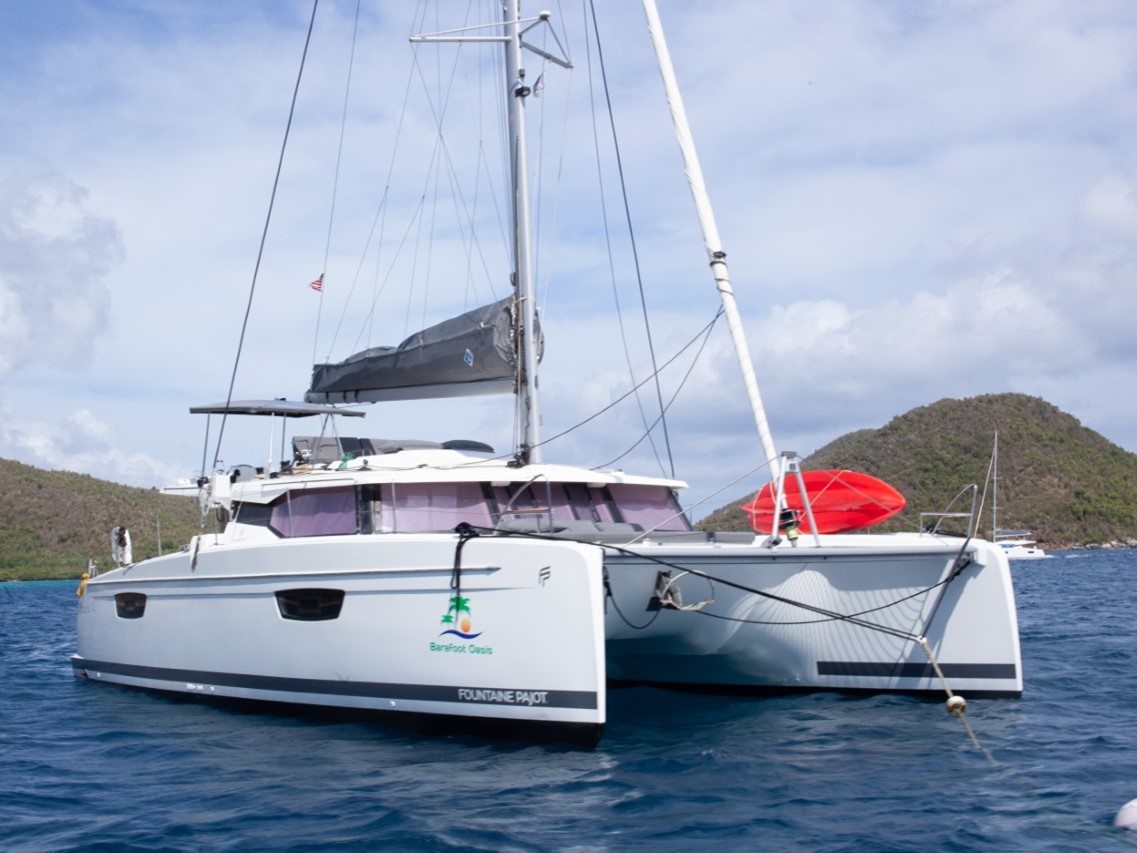 Fountaine Pajot Saona 47 Catamaran Barefoot Oasis Catamaran in USVI