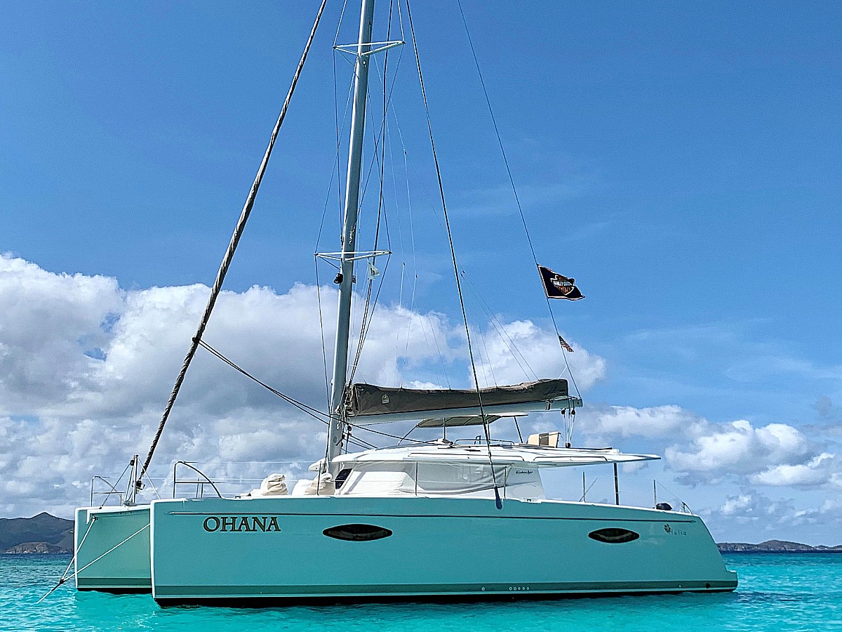 Fontaine Pajot Helia 44 Ohana Catamaran in the BVI