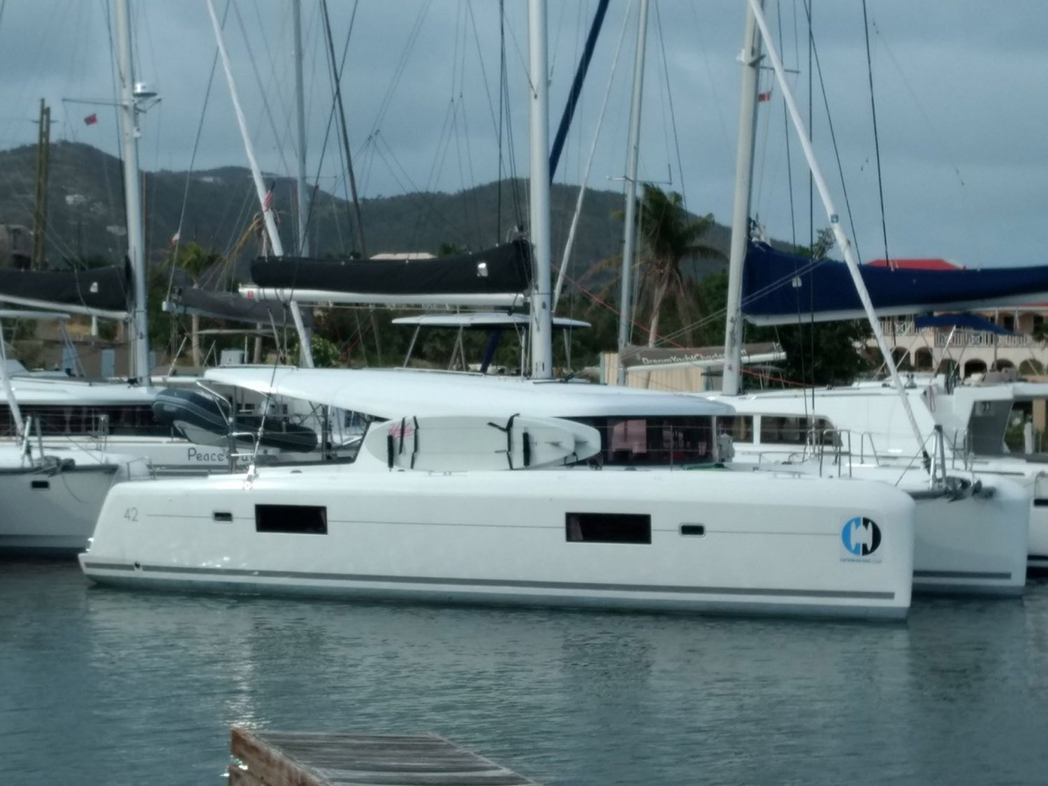 Lagoon 42 Bang Bang Lulu Catamaran in the BVI