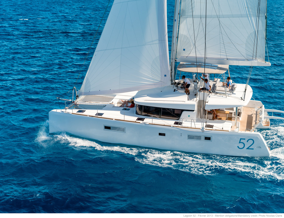 Lagoon 52 F Catamaran Sea Runner II in the BVI