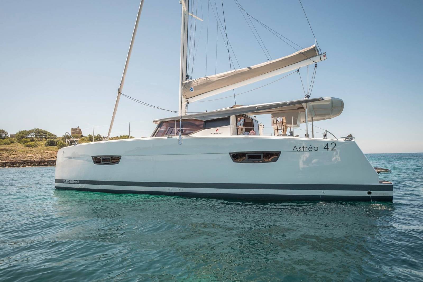 Fyly Yachting and Travel Fountaine Pajot Astrea 42 Ion Catamaran in Lefkas