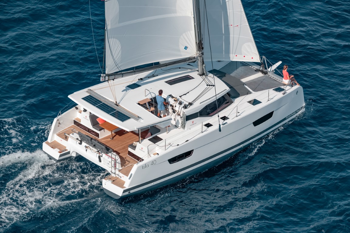 Fyly Yachting and Travel Fountaine Pajot Isla 40 Angelica Catamaran in Athens