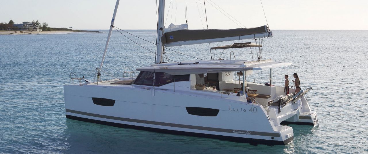 Waypoints Yacht Charters Fountaine Pajot Lucia 40 Island Time Catamaran in St. Thomas