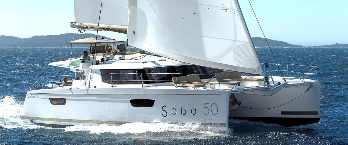 Fountaine Pajot Saba 50 Catamaran Apres Ski in USVI