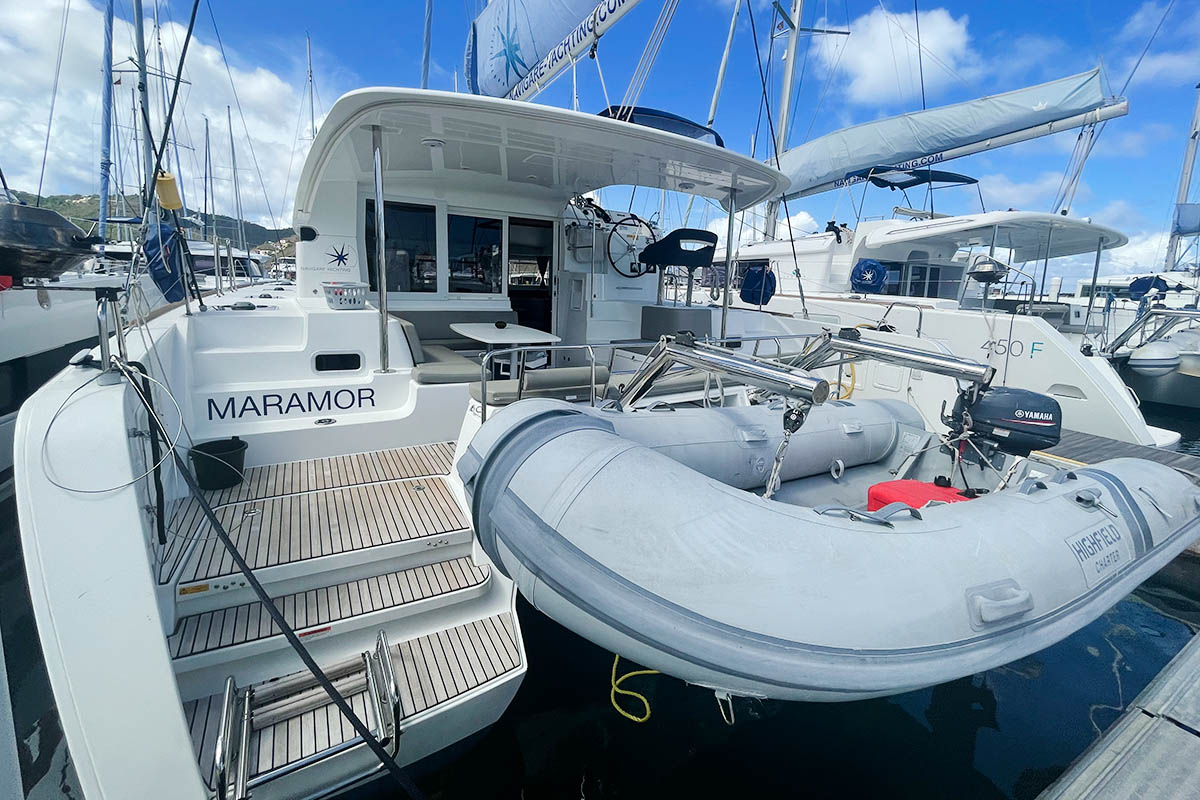 Lagoon 40 Catamaran Maramor in the BVI