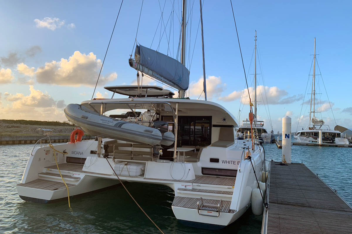 Lagoon 42 Catamaran Moana in the BVI