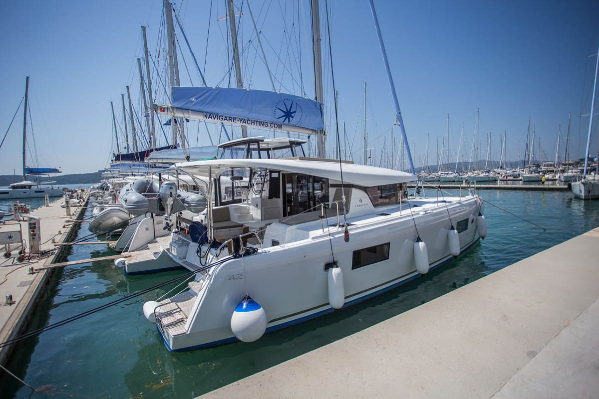 Lagoon 42 Catamaran Angela V in Croatia