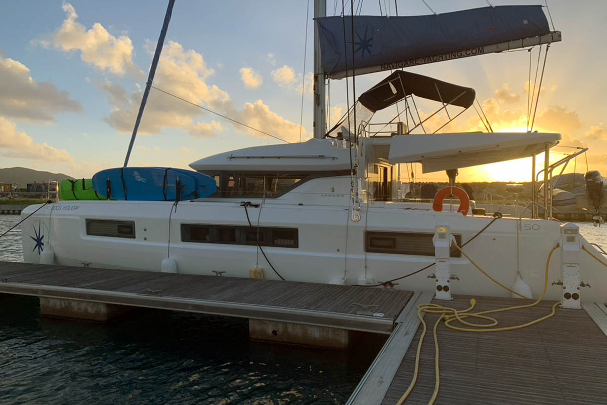 Lagoon 50 CU Sailing (Docs Holiday) in the BVI