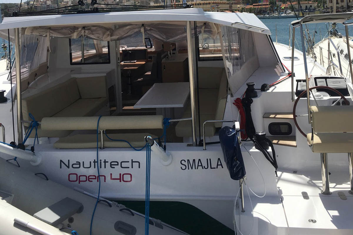 Navigare Yachting Nautitech 40 Open Smajla Catamaran in Greece