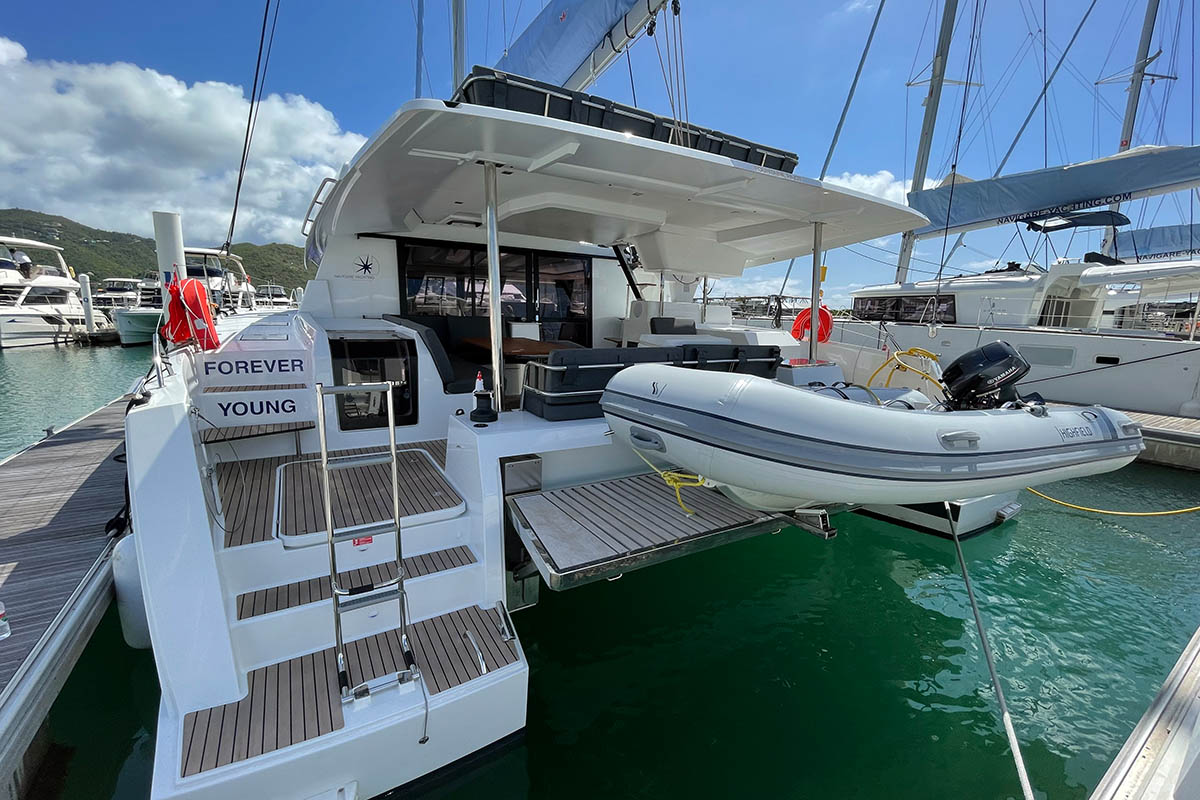 Fountaine Pajot Tanna 47 Catamaran Forever Young in the BVI