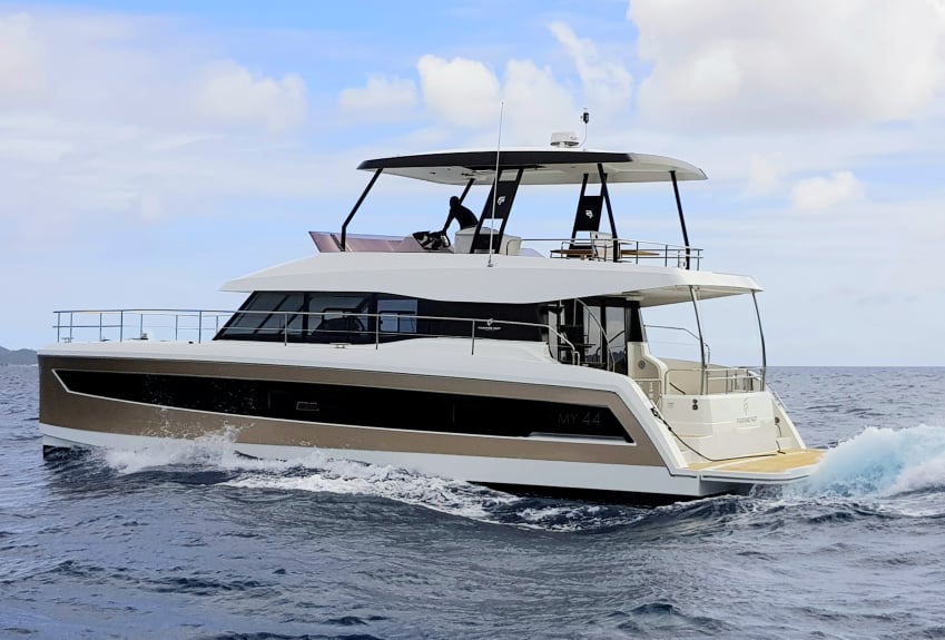 Fountaine Pajot 48' PC Tidewater Power Catamaran in the BVI