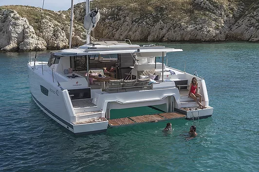 Fountaine Pajot Astrea 42 Kruzen II Catamaran in the USVI