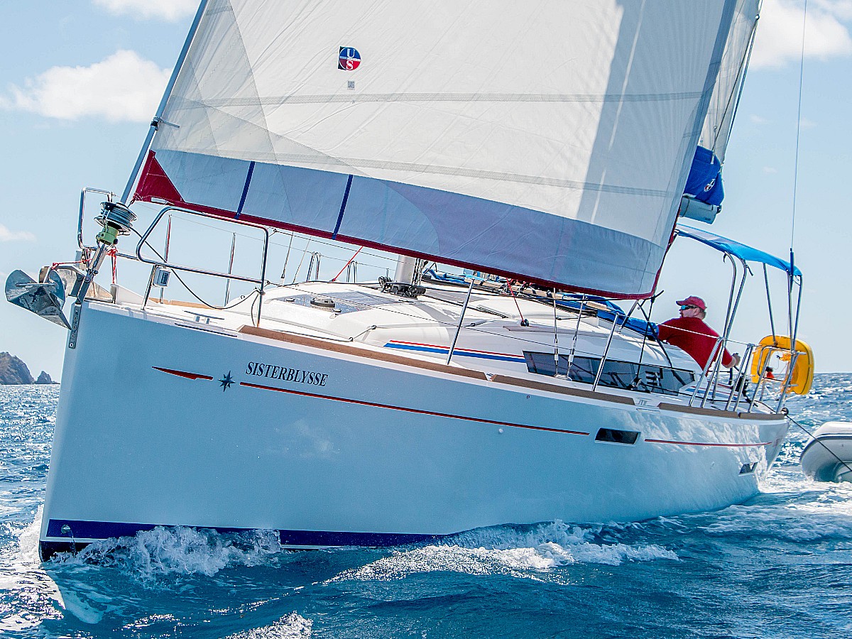 Jeanneau Sun Odyssey 389 Sisterblysse Monohull in the BVI