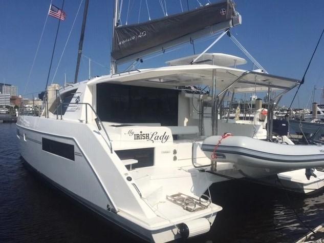 Leopard 40 Catamaran My Irish Lady in the USVI