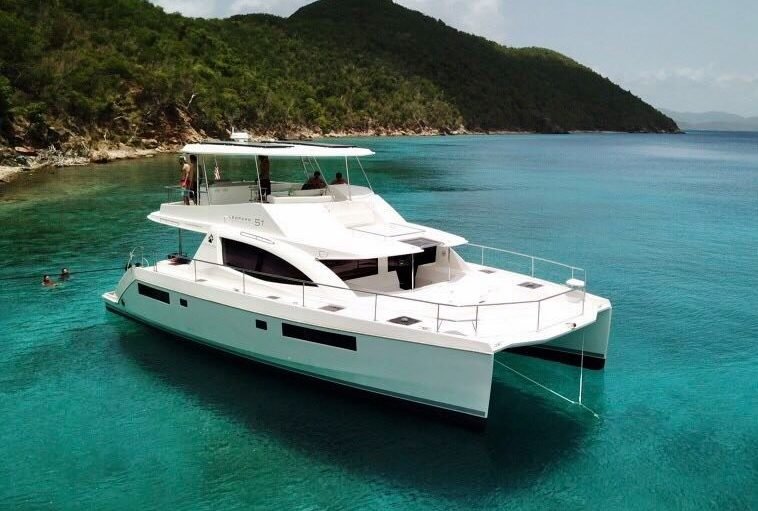 Leopard 51 Caribbean Cat Power Catamaran in the BVI