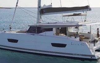 Fountaine Pajot Lucia 40 Peaceful Sol Catamaran in the USVI