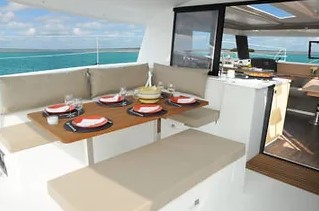 Fountaine Pajot Helia 44 Evolution Peach Paradise Catamaran in the USVI