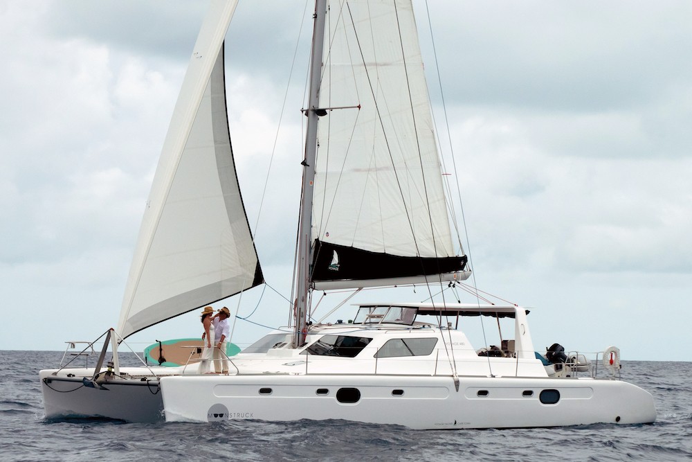 Voyage 480 Moonstruck Catamaran in the BVI