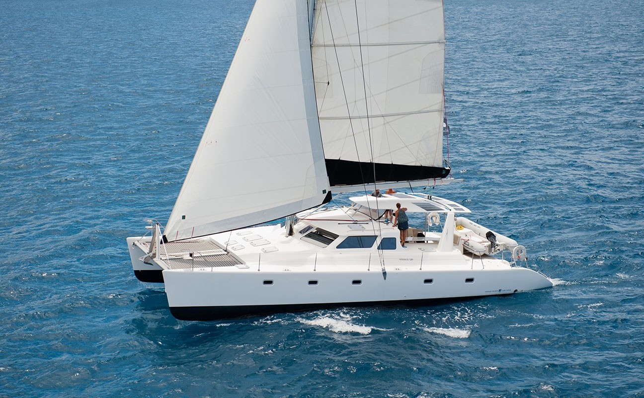 Voyage 520 Windborne Catamaran in the BVI