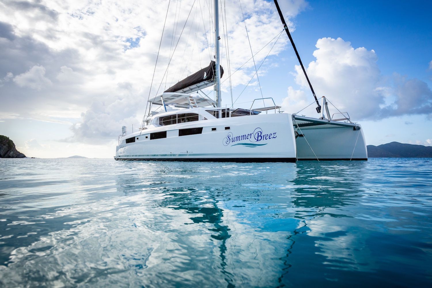 Voyage 590 Electric 2020 Summer Breez Catamaran in the BVI