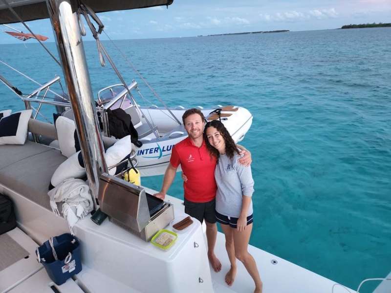 Libra crewed Saba 50 catamaran charter captain and chef