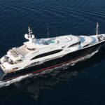Sunday luxury crewed Benetti 196 motor yacht charter cruising Greece