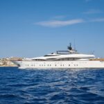Liva luxury crewed 132 Maiora motor yacht charter cruising in Greece