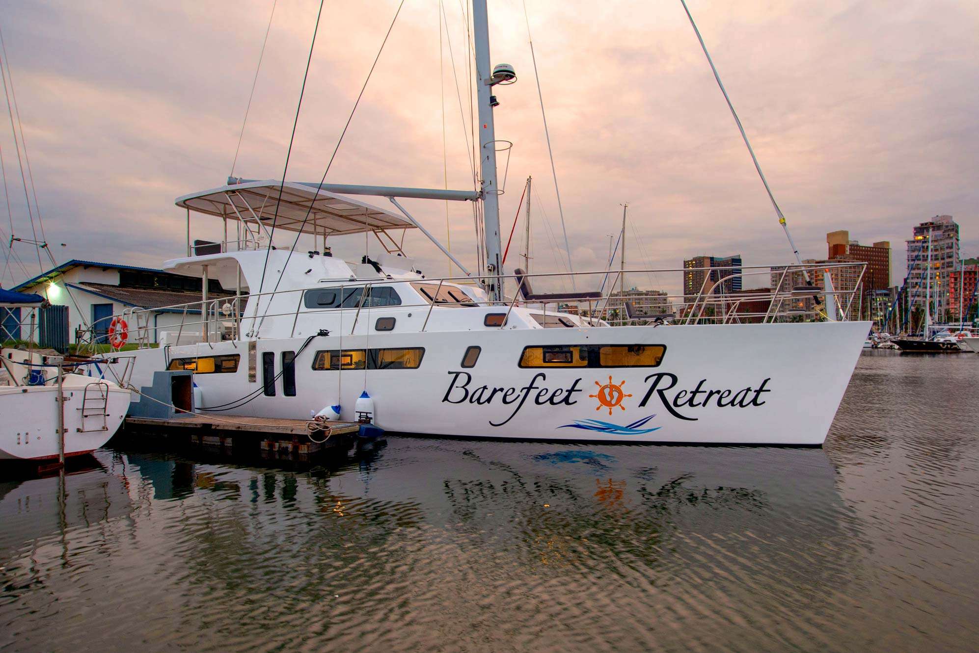 Barefeet Retreat Crewed Royal Cape 57 Catamaran Discount Sailing the BVI