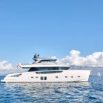 Nirvana Crewed San Lorenzo SX76 Motoryacht Charter Cruising in Greece