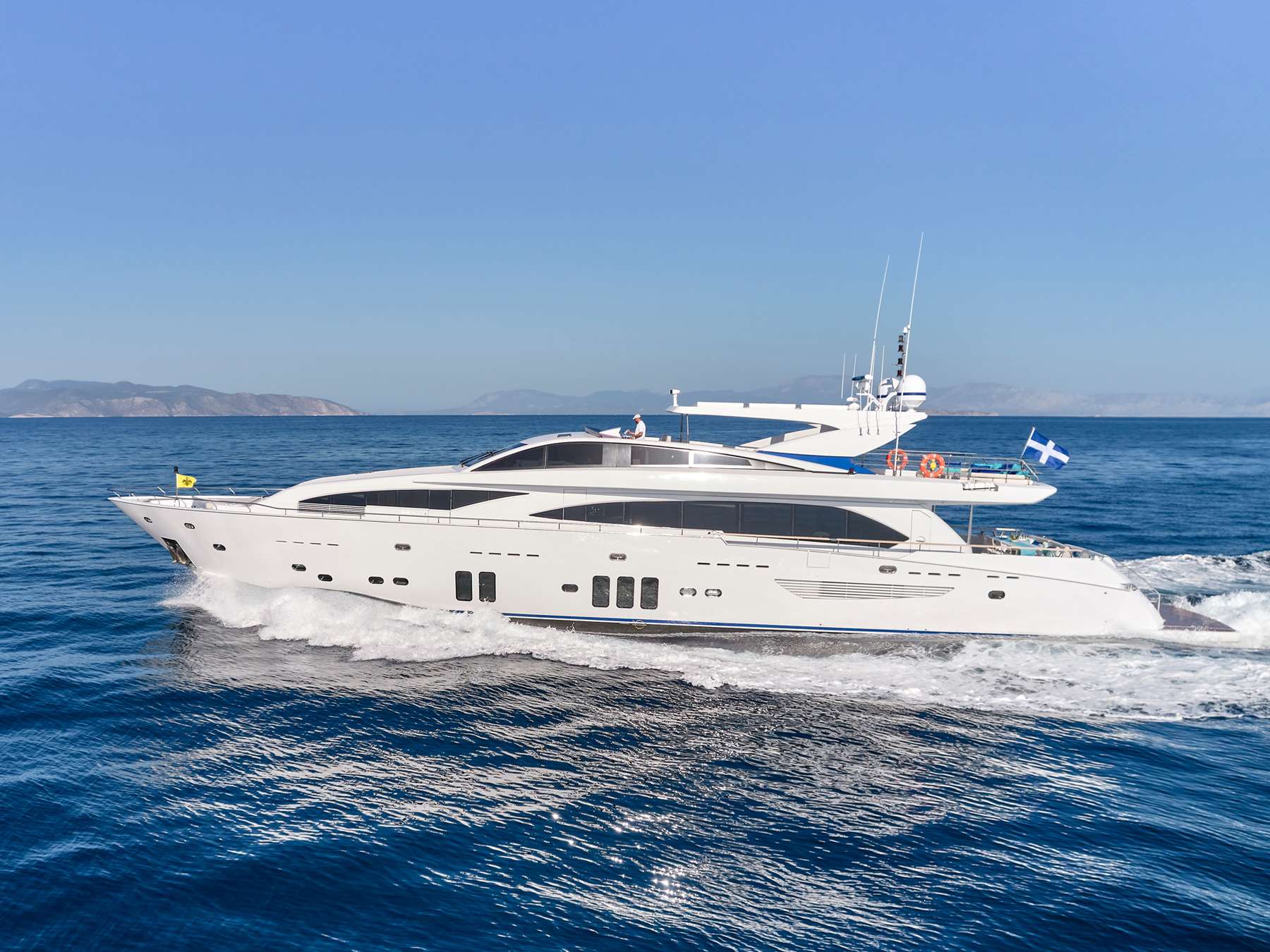 Hakuna Matata Luxury Guy Couach 121 Yacht Charter Cruising in Greece