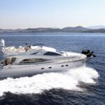 Milos Crewed Aicon 56 Motoryacht Charter Cruising in Greece