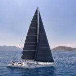 Aizu Crewed Trehard 98 Yacht Charter Sailing in Greece