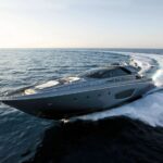 Whatever Crewed Riva 86 Domino Motoryacht Charter Cruising in Greece