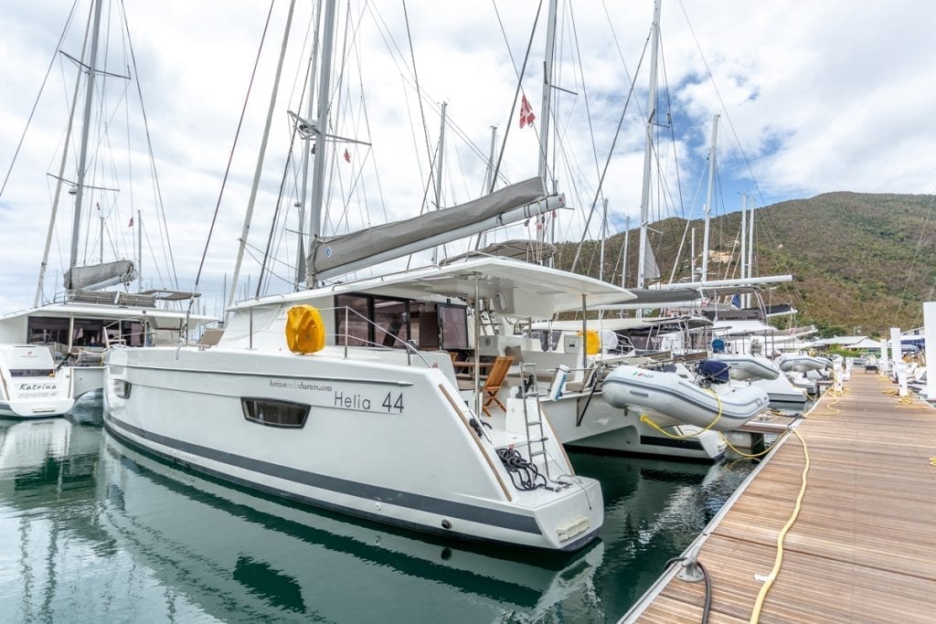 Helia 44 Quatuor Catamaran Altair in St. Vincent