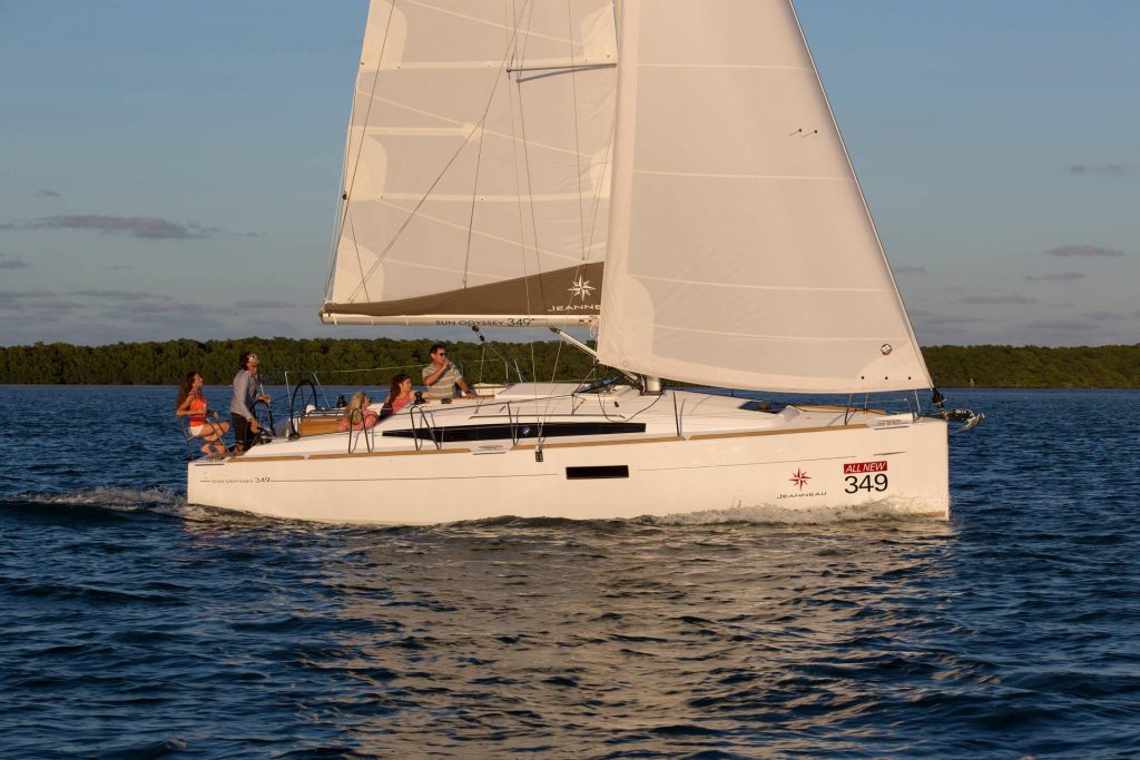 Jeanneau Sun Odyssey 349 Monohull Minx in the BVI