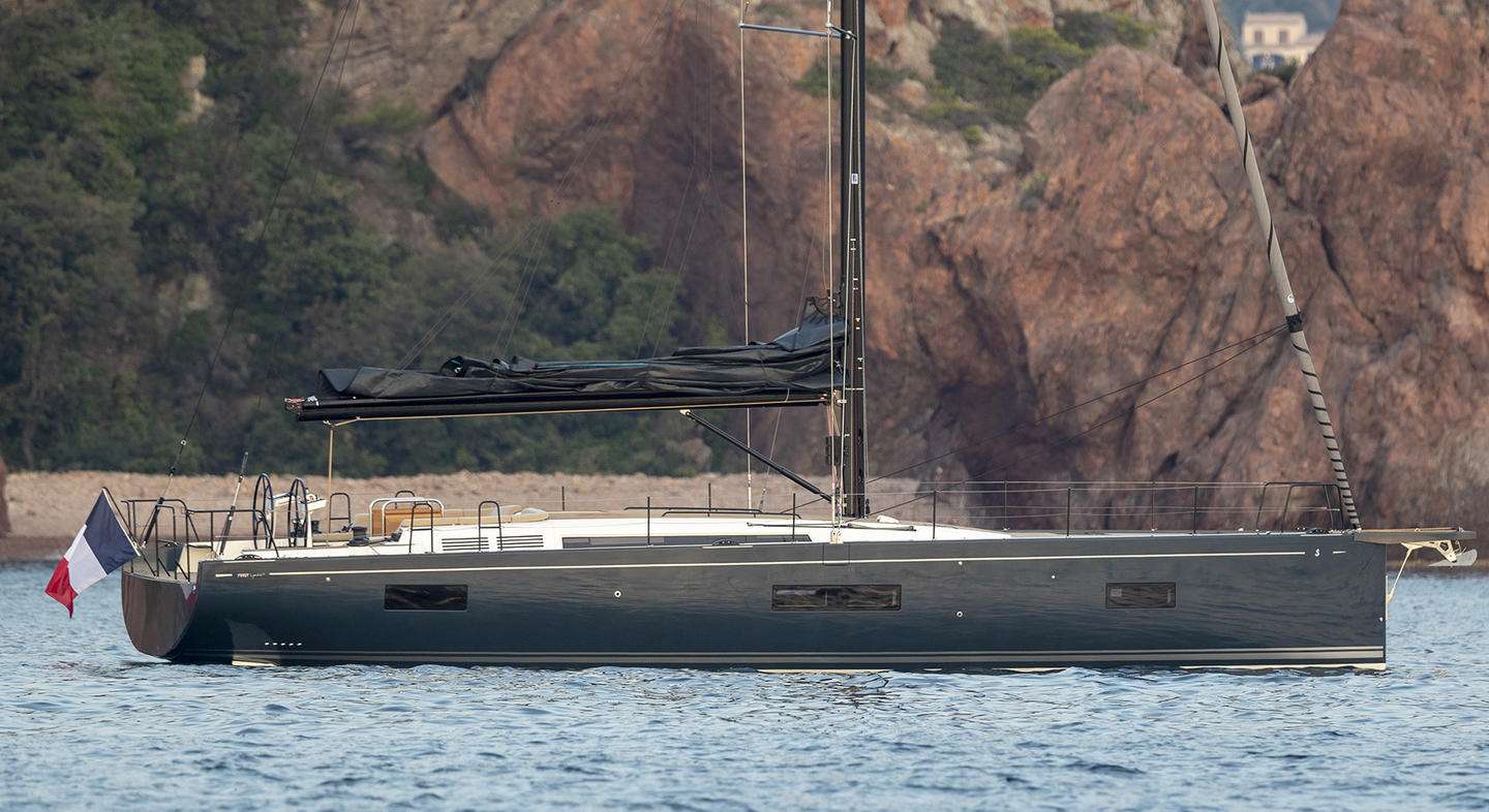 On y Va Crewed Beneteau First 53 Yacht Charter Sailing in Greece