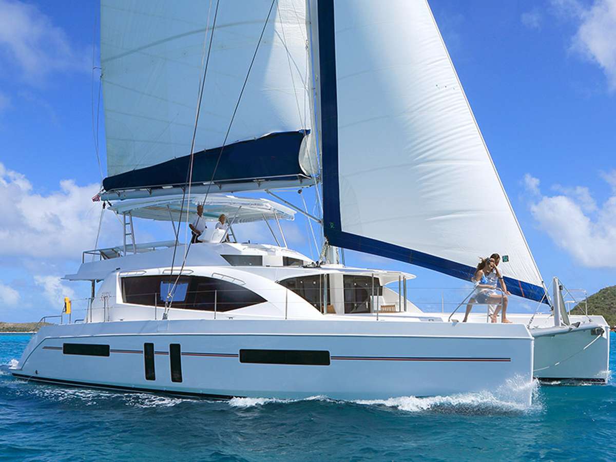 Promiscuous Crewed Leopard 58 Catamaran Charters Sailing the BVI