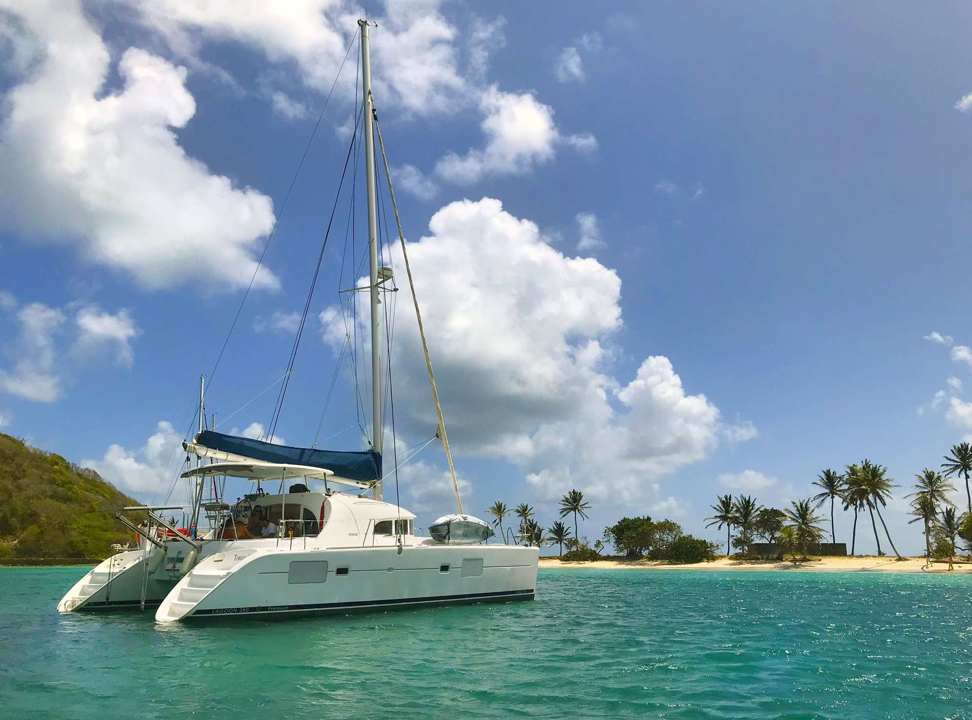 Timaiao 2 Crewed Lagoon 380 Catamaran Charters Sailing the Grenadines