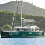 Altesse Crewed Lagoon 560 Catamaran Charter Sailing the Virgin Islands.