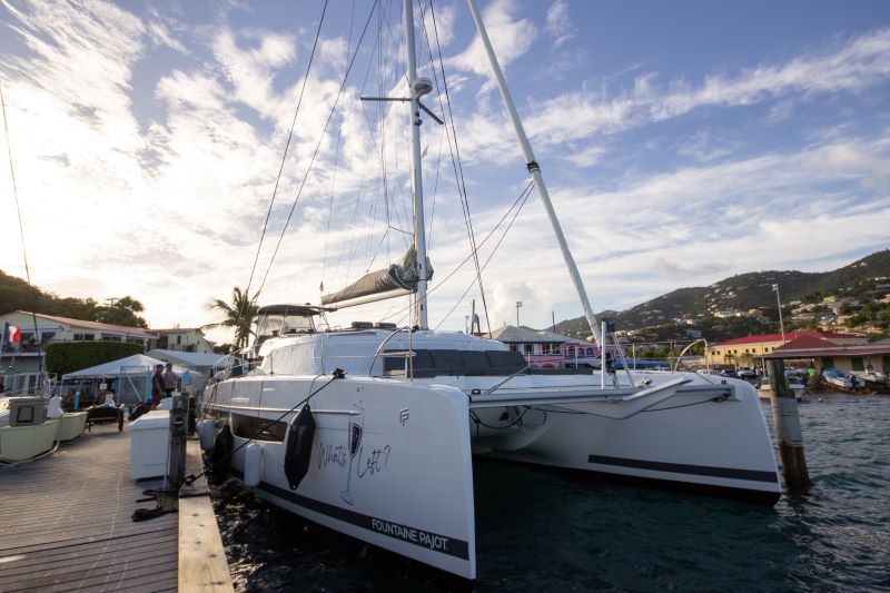 Fountaine Pajot Aura 51 Catamaran What's Left in USVI