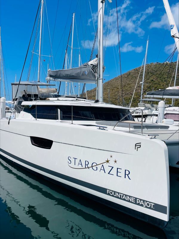 Fountaine Pajot Tanna 47 Catamaran Stargazer in BVI