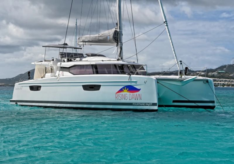 Fountaine Pajot Elba 45 Catamaran Ruckus in USVI