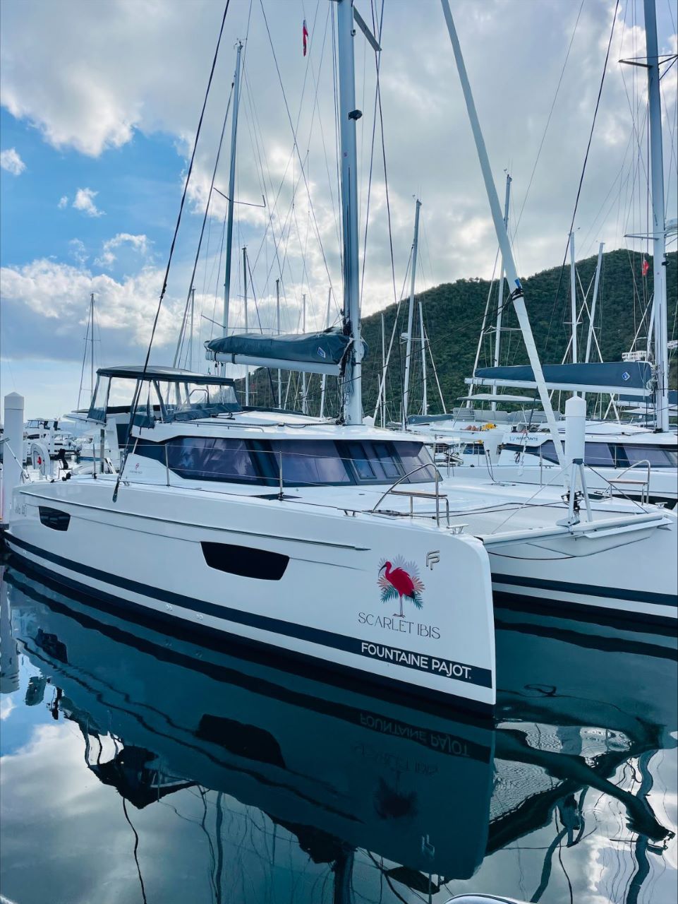 Fountaine Pajot Isla 40 Catamaran Scarlet Ibis in BVI