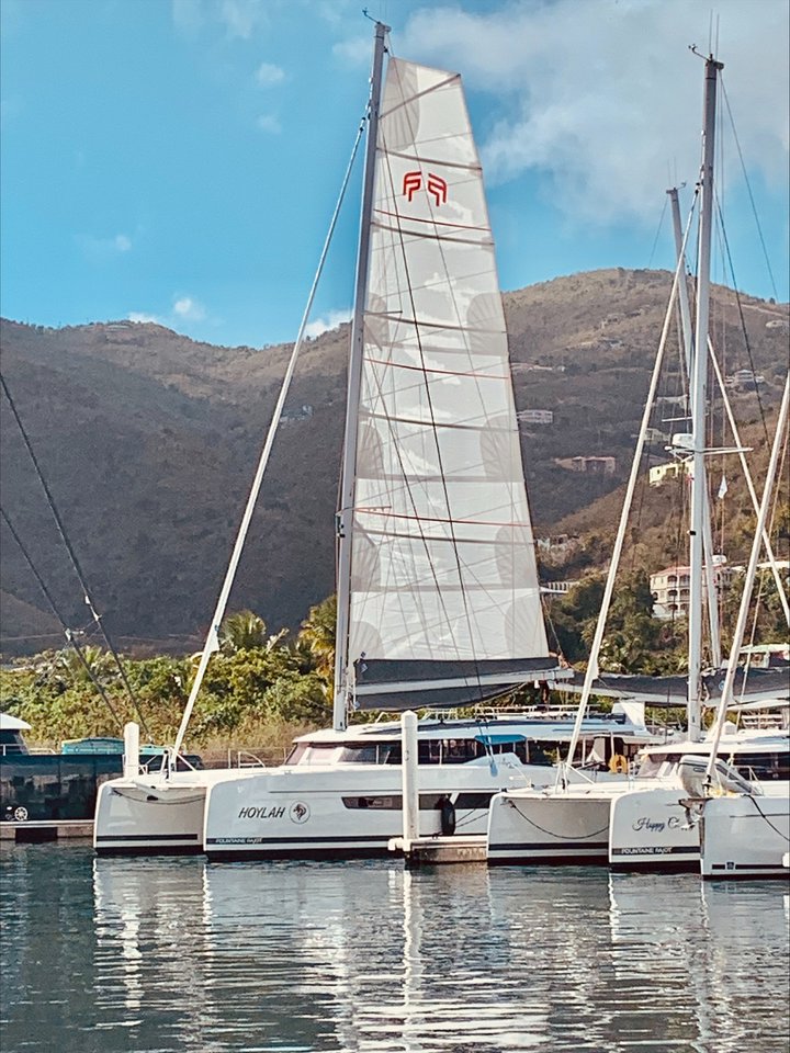 Fountaine Pajot Aura 51 Catamaran Hoylah in BVI