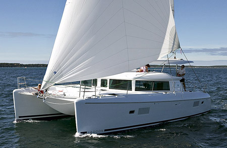 Lagoon 420 Catamaran Aventura in the BVI