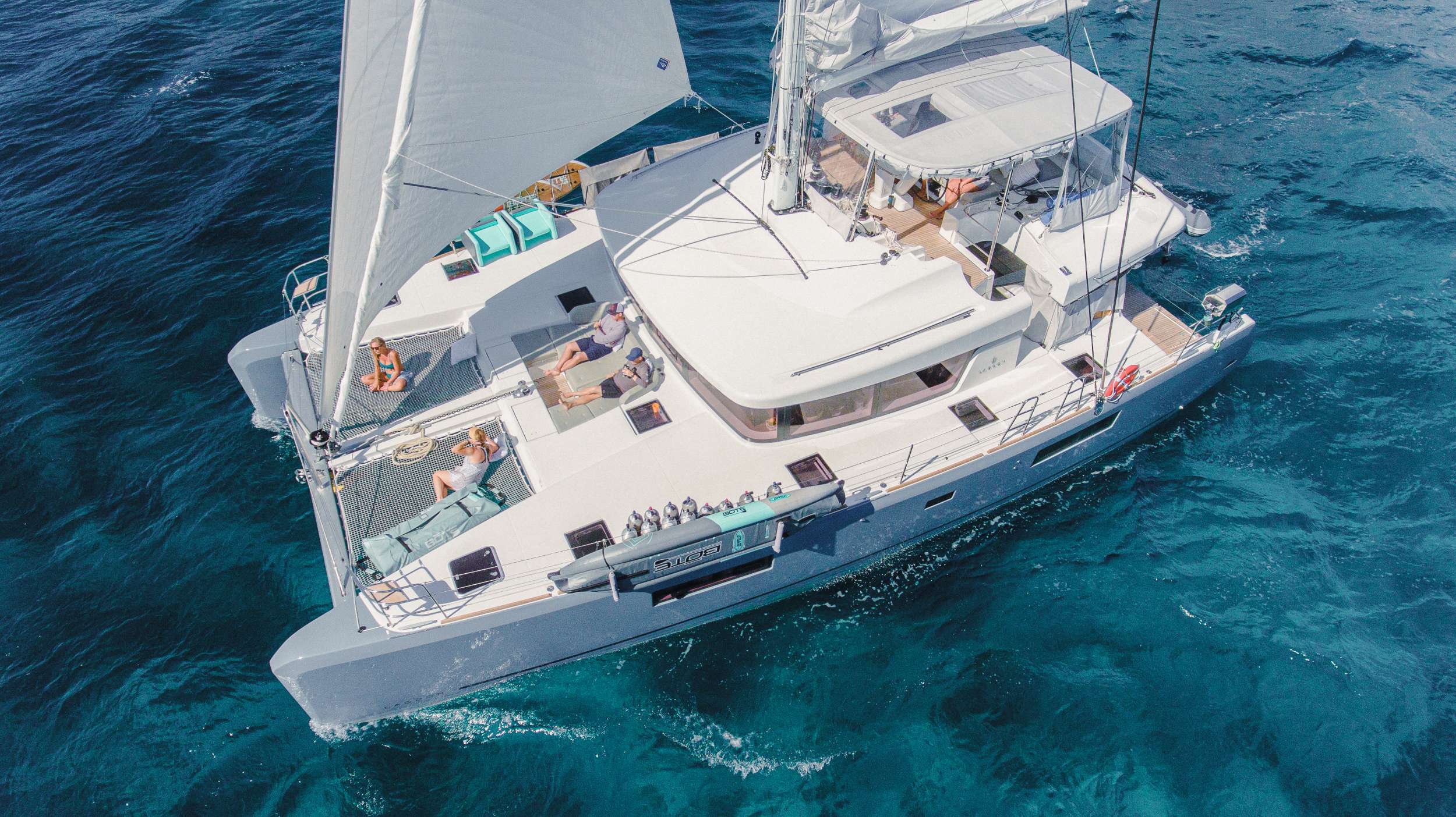 Liquid Zen Crewed Catamaran Charters Sailing the BVI