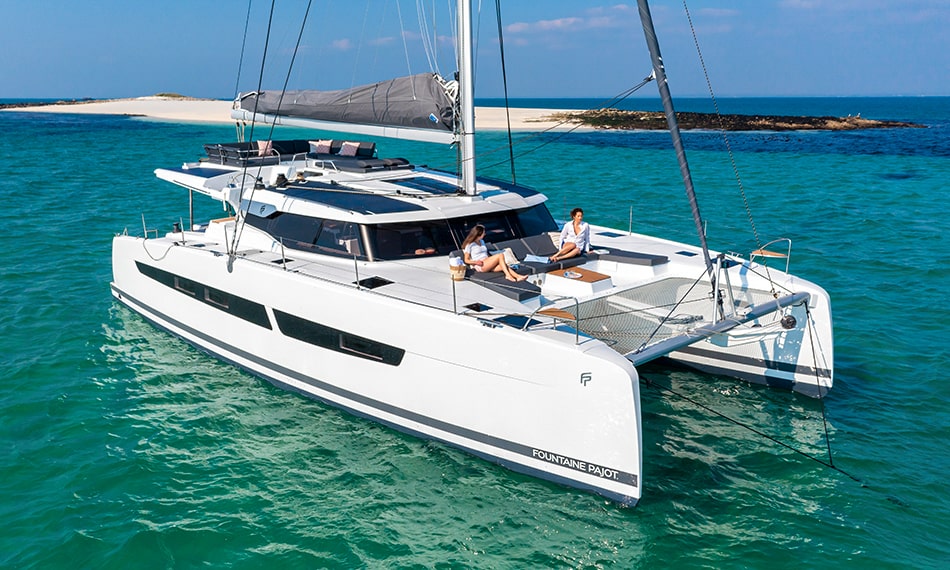 Fountaine Pajot Aura 51 Catamaran Bountiful in USVI